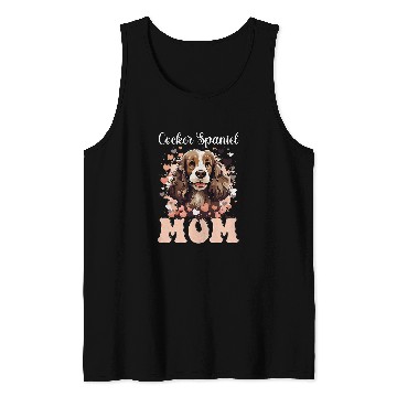 Discover Cocker Spaniel Dog Breed Pet Cocker Spaniel Mom Tank Tops
