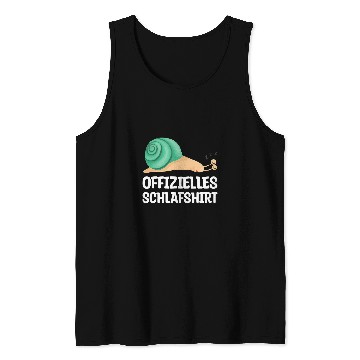 Discover Official Sleep   Tired Snail Pyjamas Tank Tops