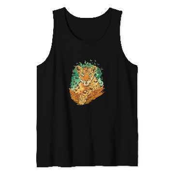 Discover Leopard And Butterflies Butterfly Wings Flying Insect Bug Tank Tops