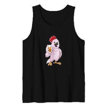 Discover Parrot Orange juice Tank Tops