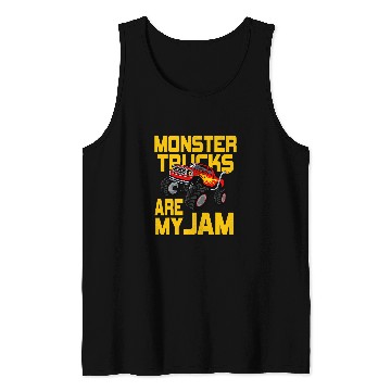 Discover Monster Trucks Are My Jam vintages Retro 210 Tank Tops