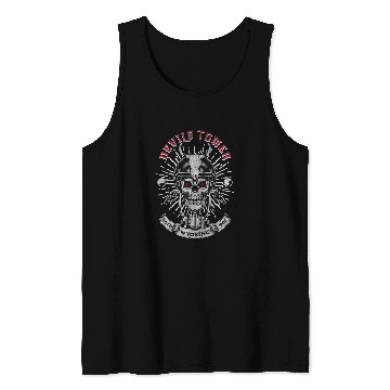 Discover Devils Tower Wyoming Motorcycle Biker Trail 22 Tank Tops