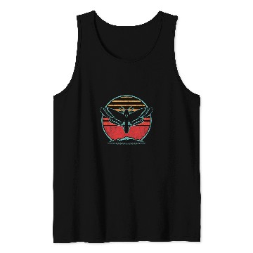 Discover Moth Retro vintages 80s Style Gift Tank Tops