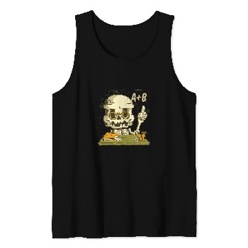 Discover Teacher Skeletons Math Halloween Back to School Tank Tops