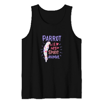 Discover Parrot Bird Spirit Animal Tank Tops