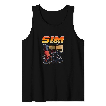 Discover Sim Racer Sim Racing Games Driving Simulator Gamer Tank Tops