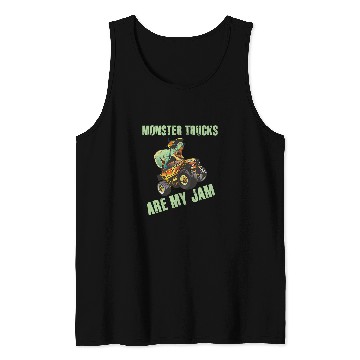 Discover Monster Trucks Are My Jam vintages Retro 215 Tank Tops