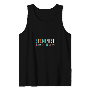 Discover STEMINIST Technology Student STEM In Engineering Math Tank Tops