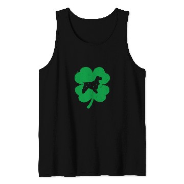 Discover Cocker Spaniel Lover Irish Shamrock Leaf St  Patricks Day Tank Tops