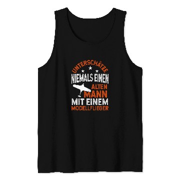 Discover Mens Model flyer saying model fly model flight hobby Tank Tops