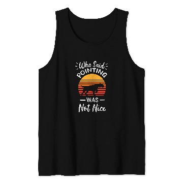 Discover Pheasant Hunting Artwork For A Pointer Dog Owner Tank Tops