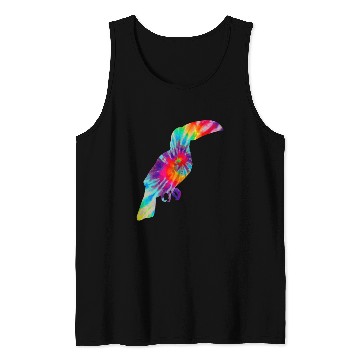 Discover Toucan Tie Dye vintages Pet Bird Mom Tank Tops