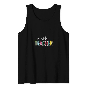 Discover Math Teacher Mathematician Algebra Calculus Trigonometry 21 Tank Tops