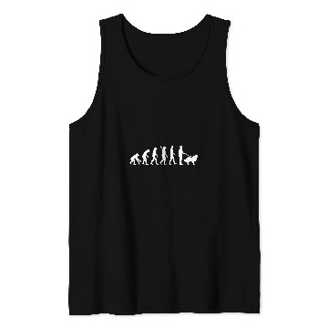 Discover Evolution Border collie Tank Tops