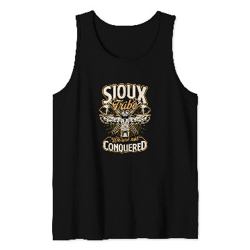 Discover Sioux Tribe We Are Not Conquered Native American Indigenous Tank Tops