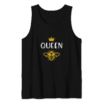 Discover Queen Bee Crown Bee Keeper Outfit Beekeeping Tank Tops