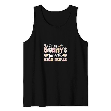Discover Favorite NICU nurses Easter Bunny NICU Nursing Easter Day Tank Tops