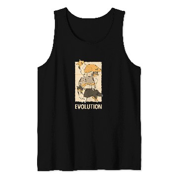 Discover Evolution Border Collie Dogs Herd Tank Tops