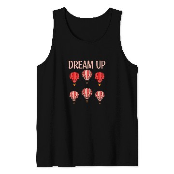 Discover Hot Air Balloon Thrill Seeker Balloonist Ballooning 1 Tank Tops