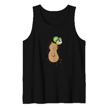 Discover Kiwi plays Volleyball Bird and Fruit Tank Tops