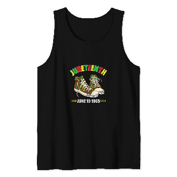 Discover Juneteenth June 19 1865 Black AfricanAmerican Independence Tank Tops
