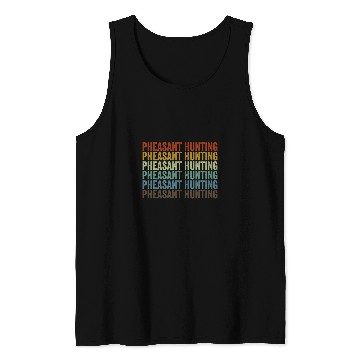 Discover Pheasant Hunting Retro Tank Tops