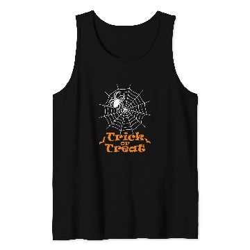 Discover Trick or Treat Spider Spider Web and Bats Tank Tops