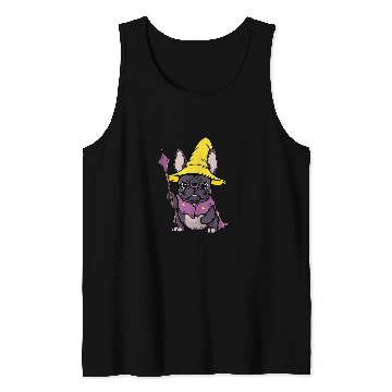 Discover French Bulldog Wizard Funny Dog Magic 1 Tank Tops