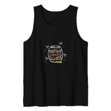 Discover HONEY Bee Honey Beehive Buzzing Beekeeping Design Bee Honey Tank Tops