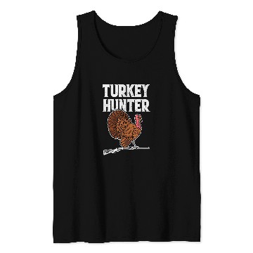 Discover Turkey Hunter Thanksgiving Turkey Hunting Tank Tops
