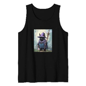 Discover French Bulldog Wizard Funny Dog Magic Tank Tops