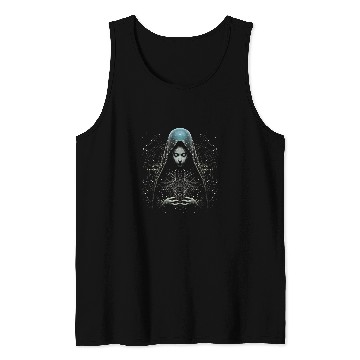 Discover Mother Mary Christmas Peace Meditation Christian Catholic 16 Tank Tops