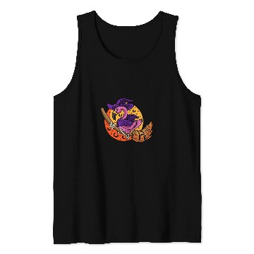 Discover Flamingo Witch Magician Tank Tops
