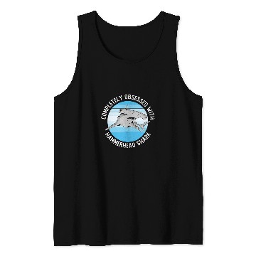 Discover Hammerhead Shark Hammer Head Shark Lover Sea Biologist Tank Tops