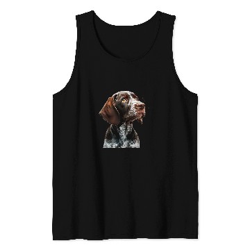 Discover Funny german shorthaired pointer Cute Puppy Tank Tops