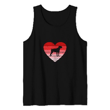 Discover Retro style Valentines day Cane Corso Lover Gift Tank Tops