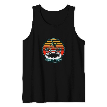 Discover Retro vintages 70s 80s Style Jumping Gymnast Trampoline Tank Tops