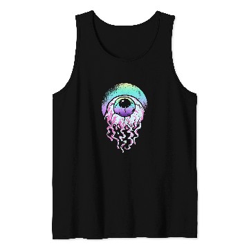 Discover Horror Eyeball Pastel Goth Aesthetic Gothic Emo Tank Tops