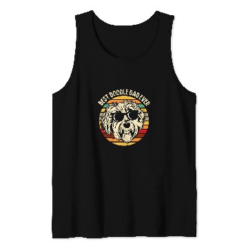 Discover Mens bests Doodle Dad Ever Labradoodle Goldendoodle Tank Tops