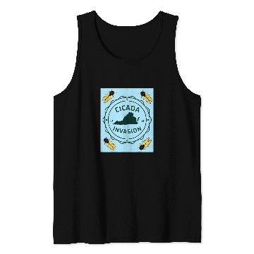 Discover Virginia Cicada Invasion 2 Tank Tops