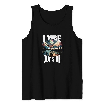Discover I Vibe Out Side Positive Vibes While Camping in Nature 2 Tank Tops