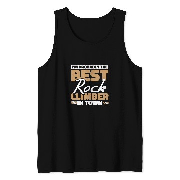 Discover Rock Climbing bests Climb Mountaineer Mountain Climber Tank Tops