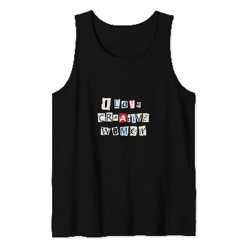 Discover I Love Creative Women 2 Tank Tops