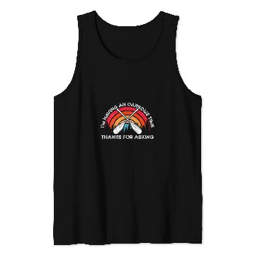 Discover Im Having An Oarsome Time Thanks For Asking Backprint Canoe Tank Tops
