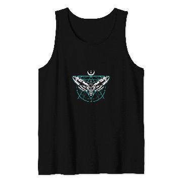 Discover vintages Occult Moth Gothic Nu Goth Third Eye Witchcraft Tank Tops