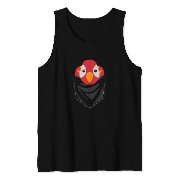 Discover Pocket Parrot Pet Chart Tank Tops