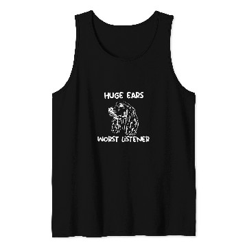 Discover funny cocker spaniel huge ears worst listener 1 Tank Tops