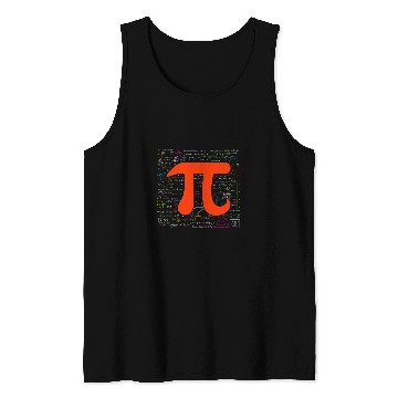 Discover Mathematics Pi Day Funny Math Lover Pi Symbol Science Math Tank Tops