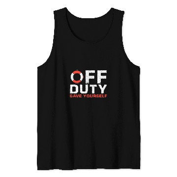 Discover Off Duty Save Yourself Lifeguard Tank Tops