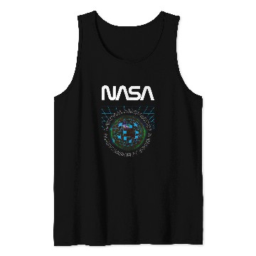 Discover NASA Globe Retro Art Tank Tops